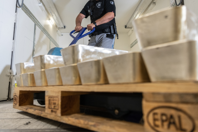 Hochsicherheitslagerung von Silber an unserem Standort im Dällikon.